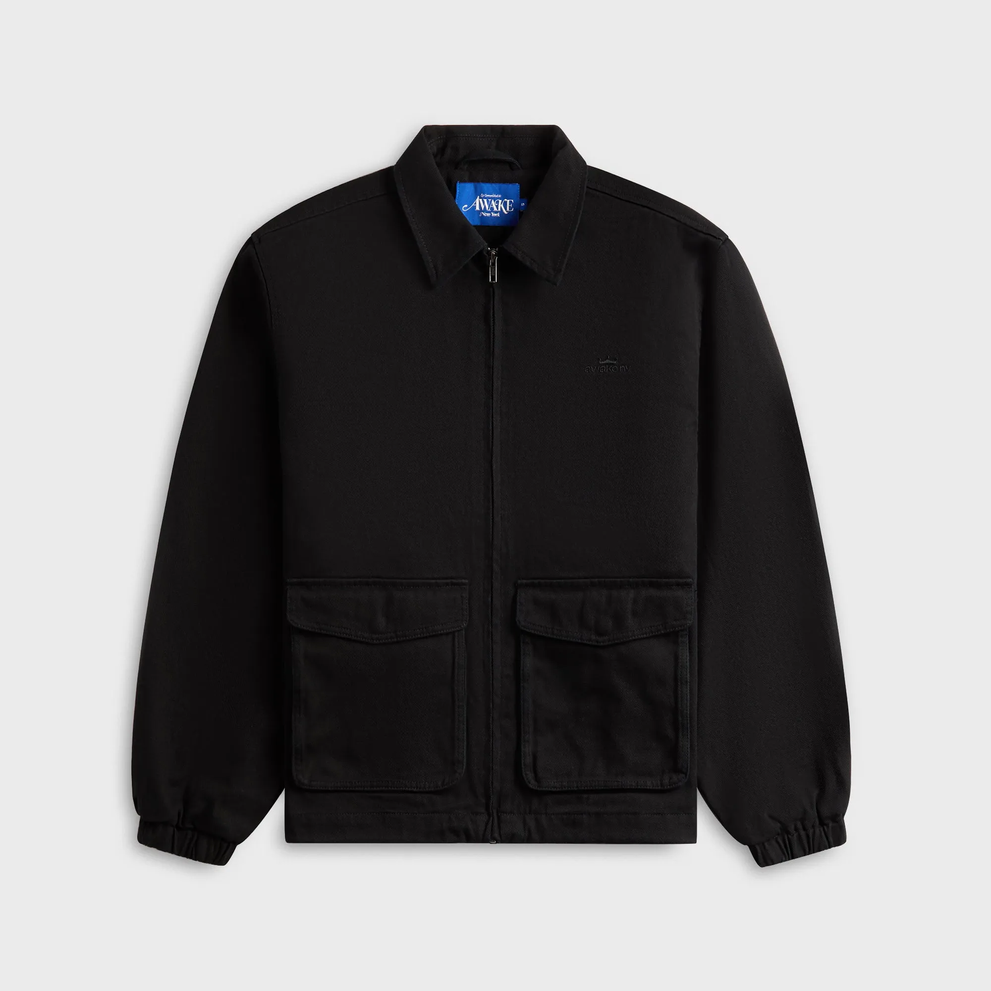 Awake NY Coaches Jacket - Black sold by Kith