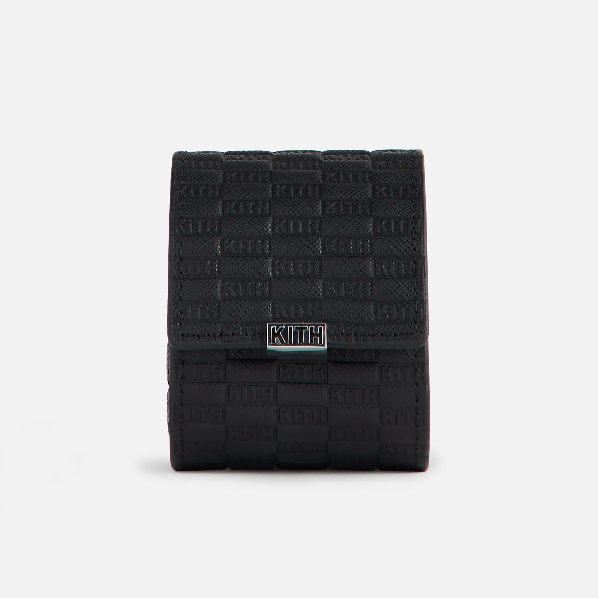 Kithmas Monogram Saffiano Leather Single Watch Roll - Black sold by Kith