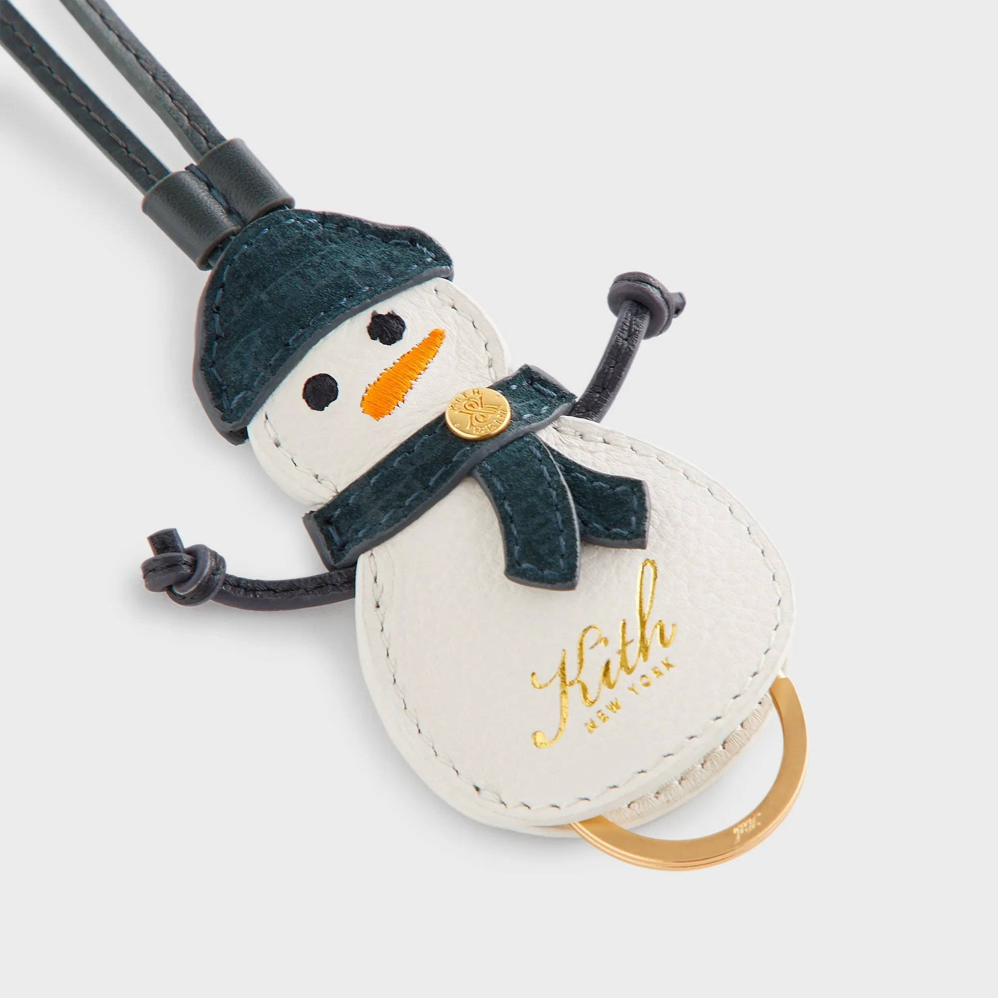 Kithmas Monogram Leather Snowman Bag Charm - Stadium sold by Kith product image thumbnail 3