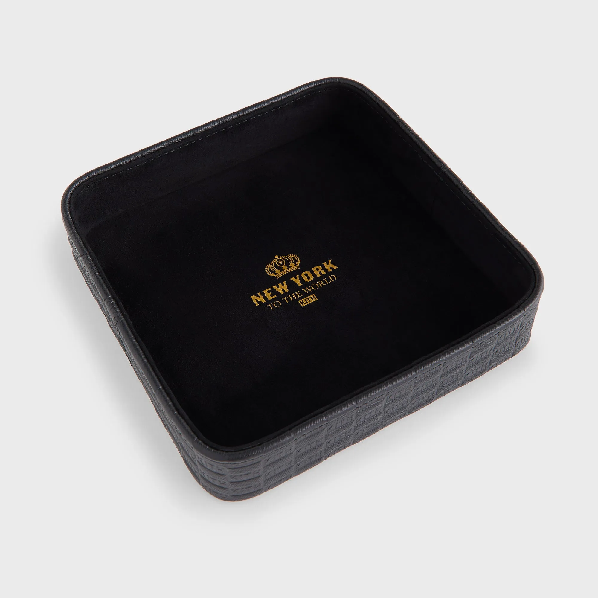 Kith Monogram Leather Catchall Tray - Black sold by Kith product image thumbnail 3