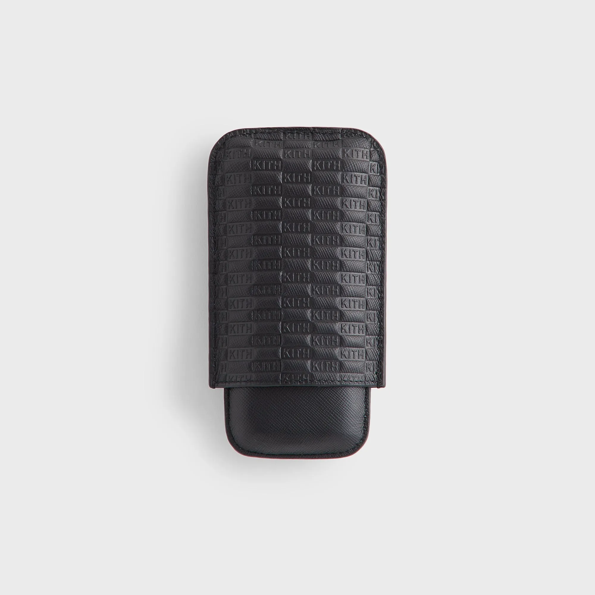Kith Monogram Saffiano Leather Cigar Case - Black sold by Kith product image thumbnail 2