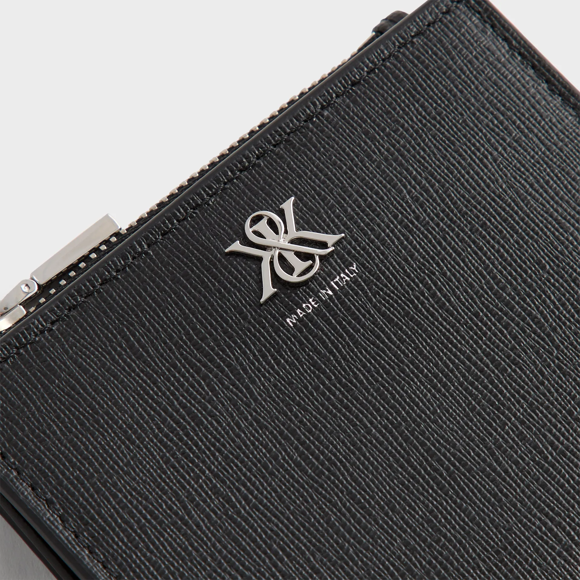 Kith Saffiano Leather Snap Wallet - Black sold by Kith product image thumbnail 4