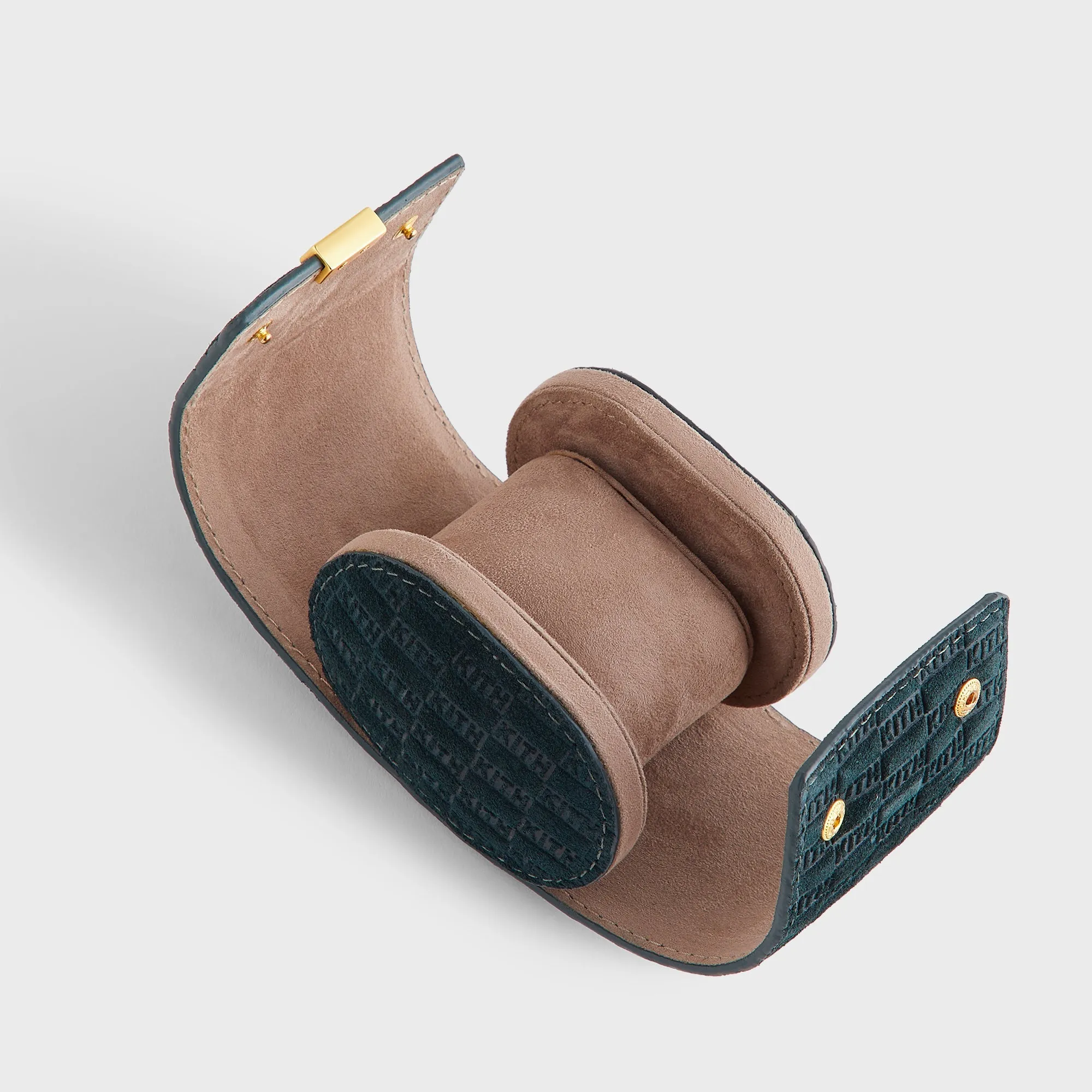 Kithmas Monogram Suede Leather Single Watch Roll - Stadium sold by Kith product image thumbnail 4