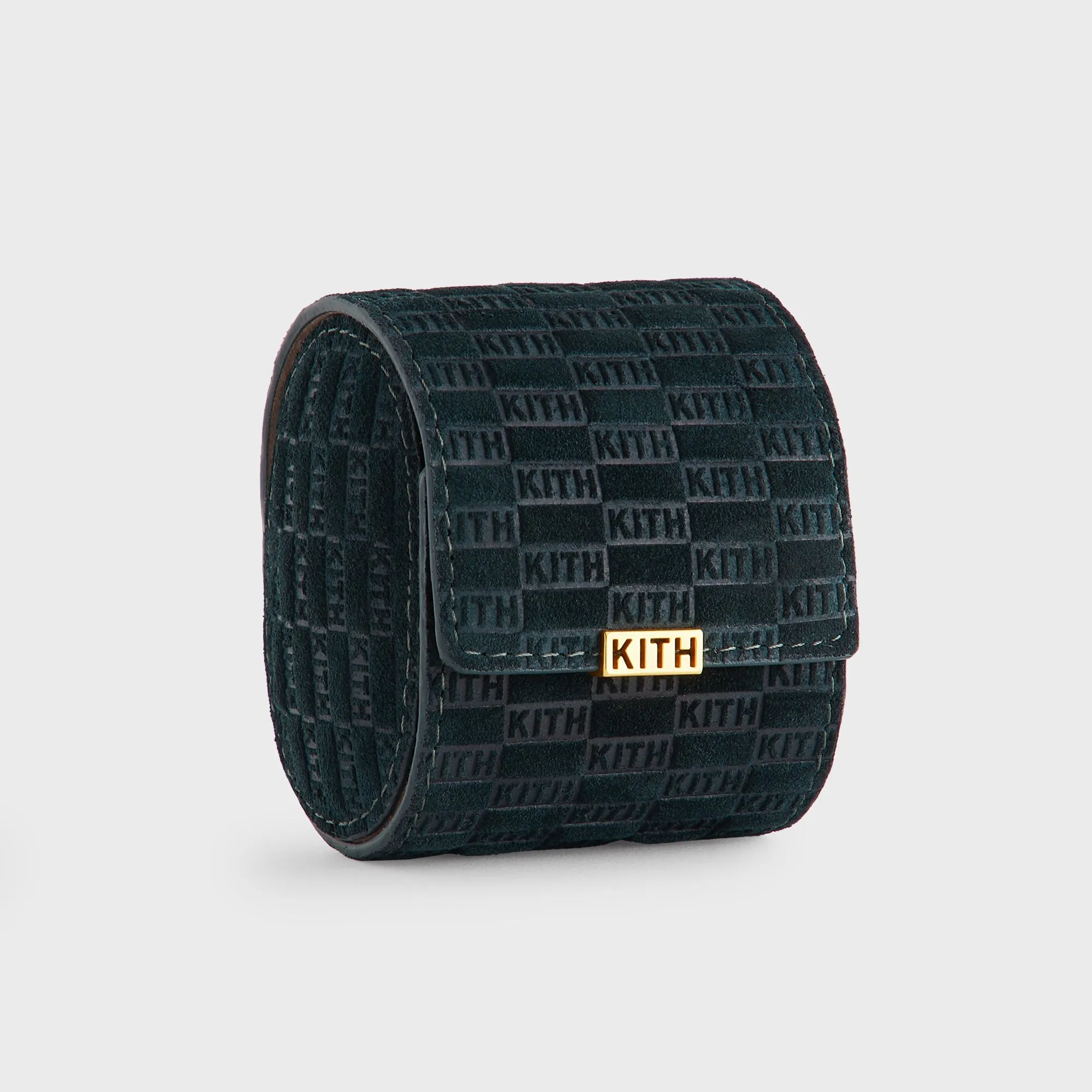 Kithmas Monogram Suede Leather Single Watch Roll - Stadium sold by Kith product image thumbnail 3