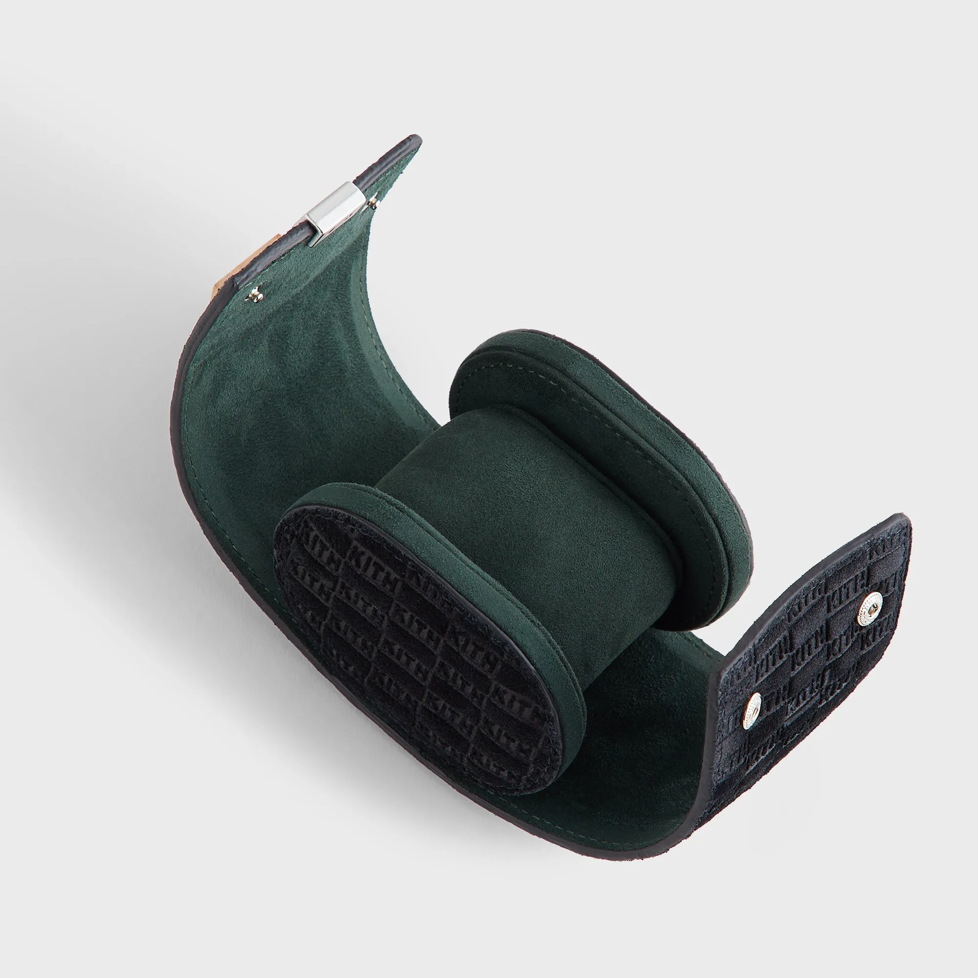 Kithmas Monogram Suede Leather Single Watch Roll - Black sold by Kith product image thumbnail 4