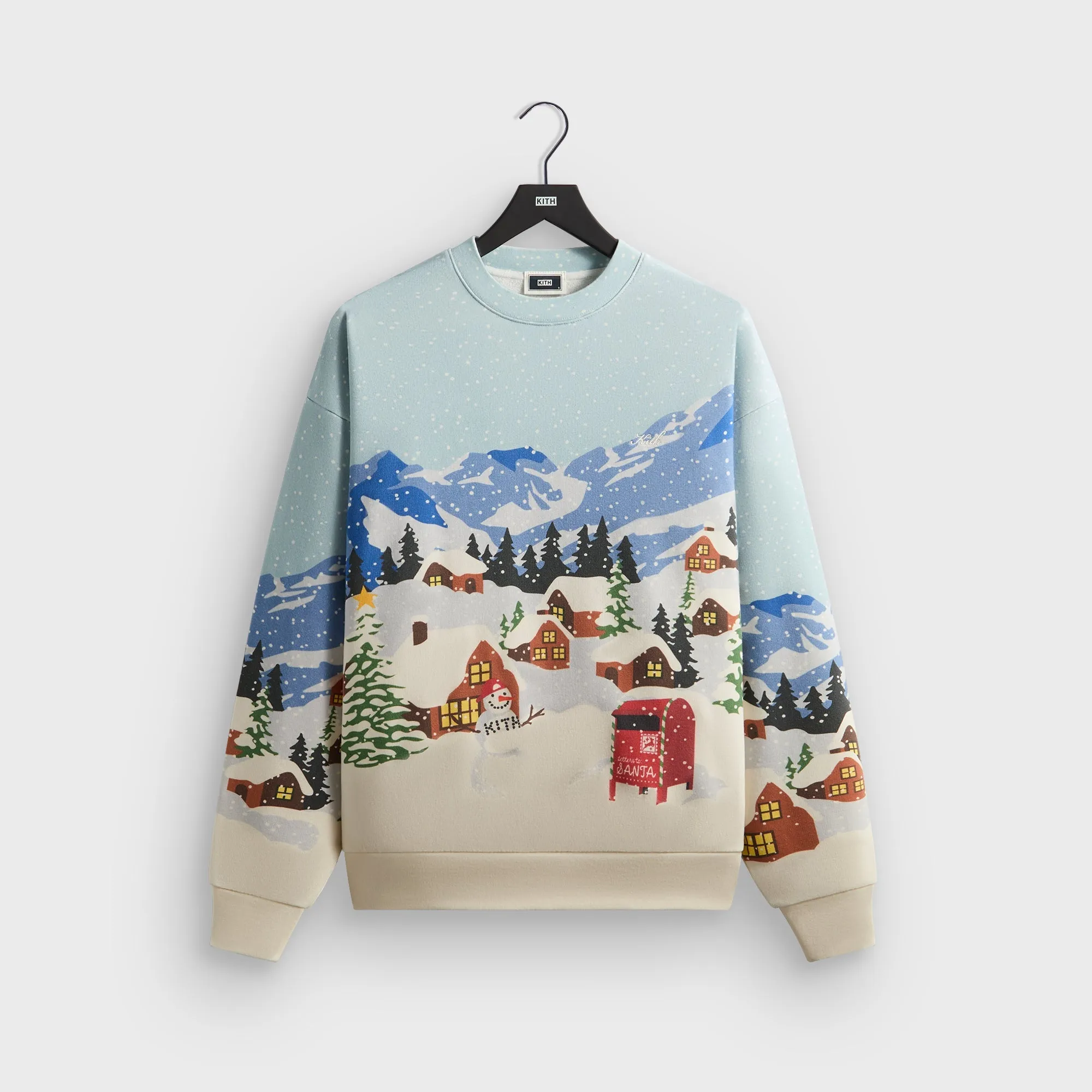 Kithmas Village Nelson Crewneck - Summit sold by Kith