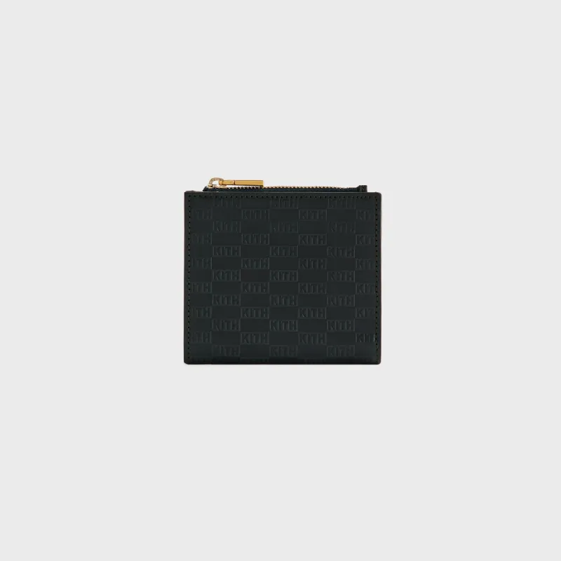 Kithmas Monogram Leather Snap Wallet - Equestrian sold by Kith