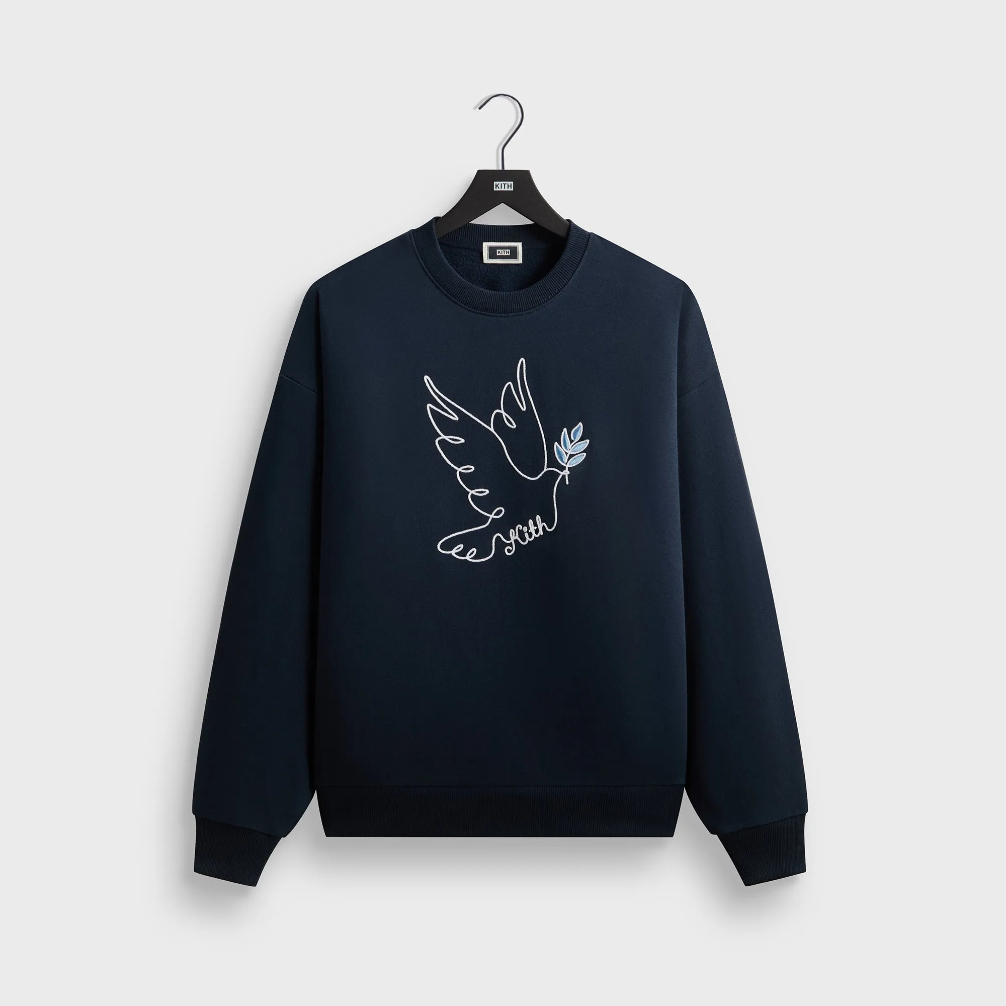 Kith Hanukkah Dove Nelson Crewneck - Nocturnal sold by Kith