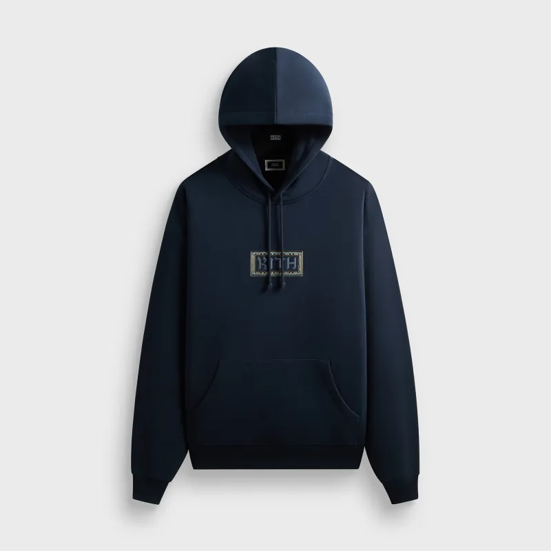 Kith Hanukkah Hebrew Nelson Hoodie - Nocturnal sold by Kith