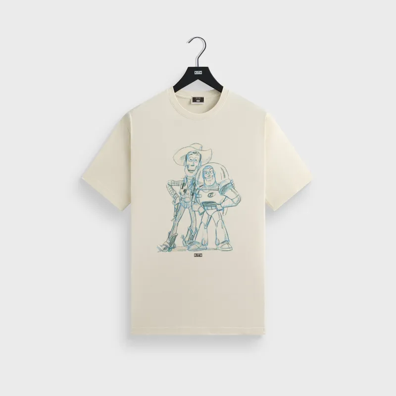 Disney | Kith for Pixar Toy Story Sketch Vintage Tee - Sandrift made by Kith