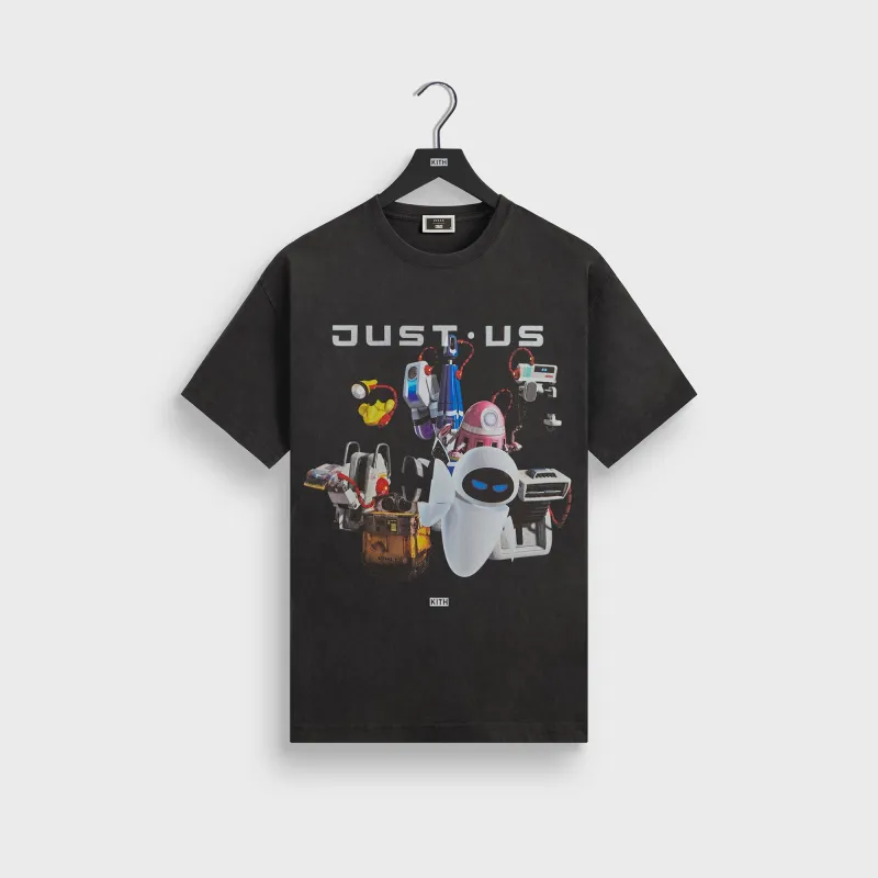 Disney | Kith for Pixar WALL-E Just Us Vintage Tee - Black made by Kith