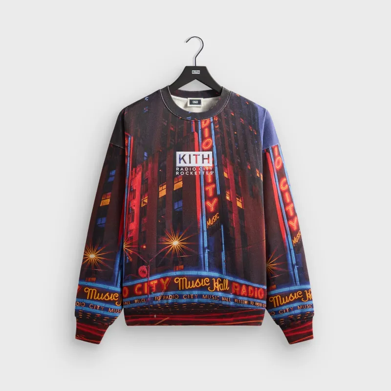 Kithmas for the Radio City Rockettes Nelson Crewneck - Black sold by Kith