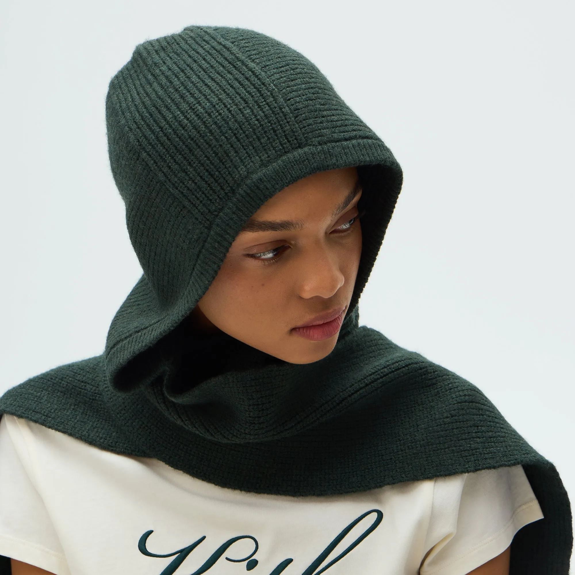 Kithmas Women Chunky Knit Hooded Scarf - Stadium sold by Kith product image thumbnail 2