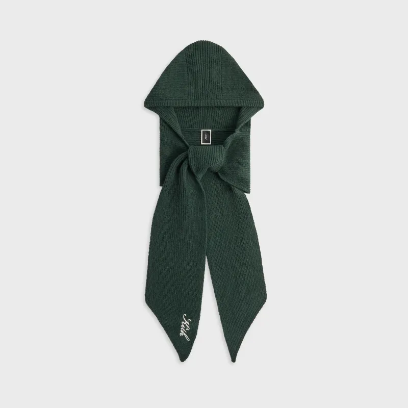 Kithmas Women Chunky Knit Hooded Scarf - Stadium sold by Kith