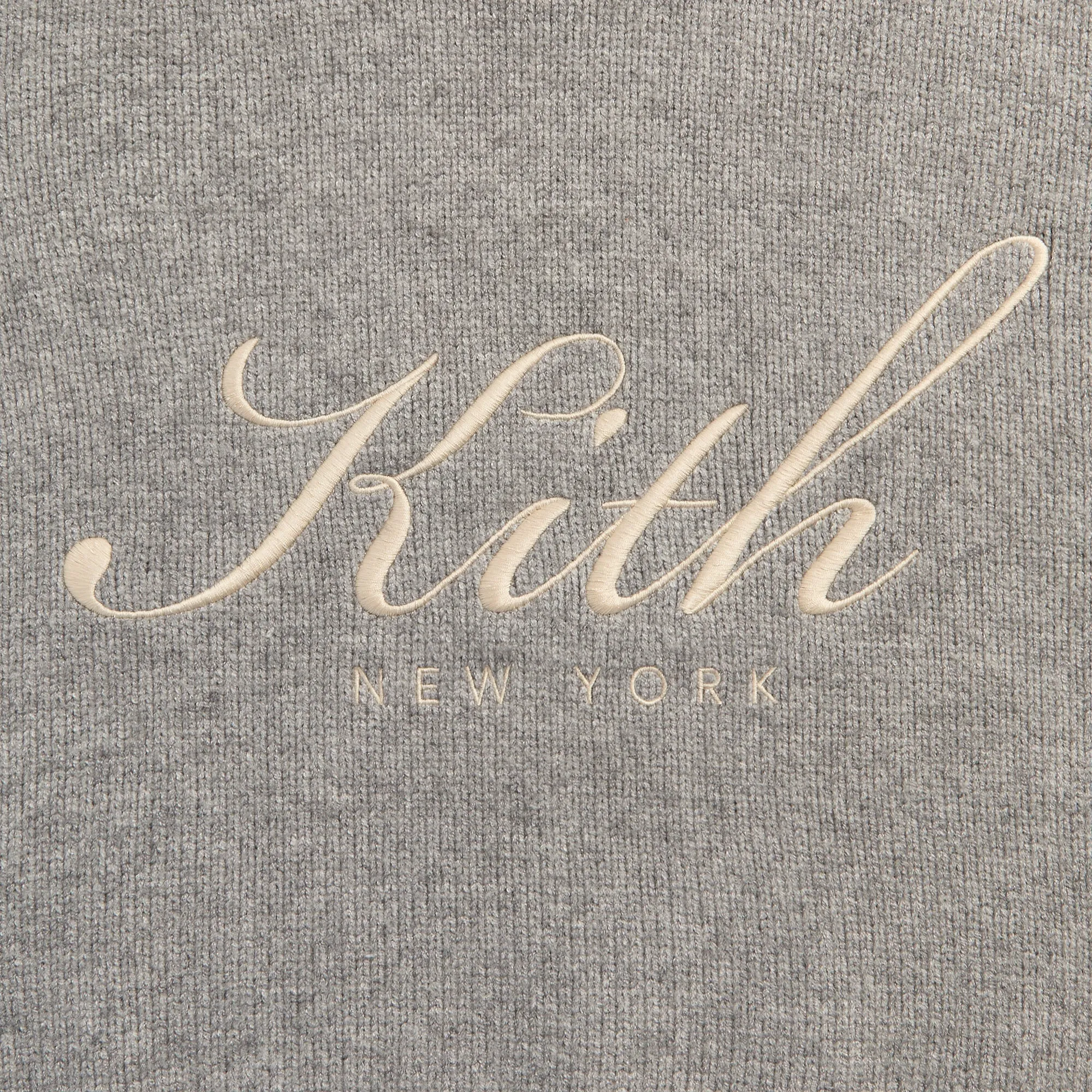 Kithmas Women Freja Cropped New York Hoodie - Graphite sold by Kith product image thumbnail 4