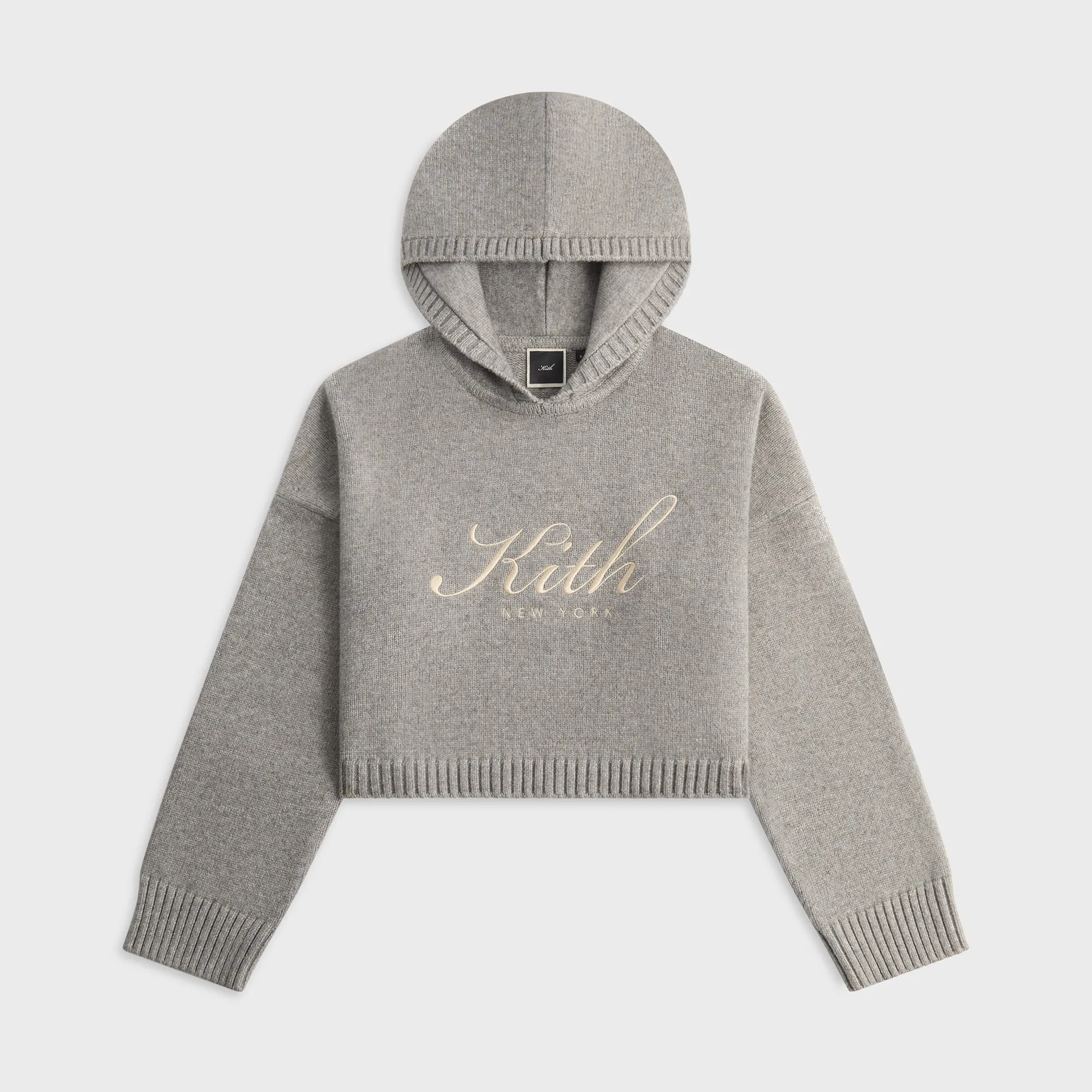 Kithmas Women Freja Cropped New York Hoodie - Graphite sold by Kith