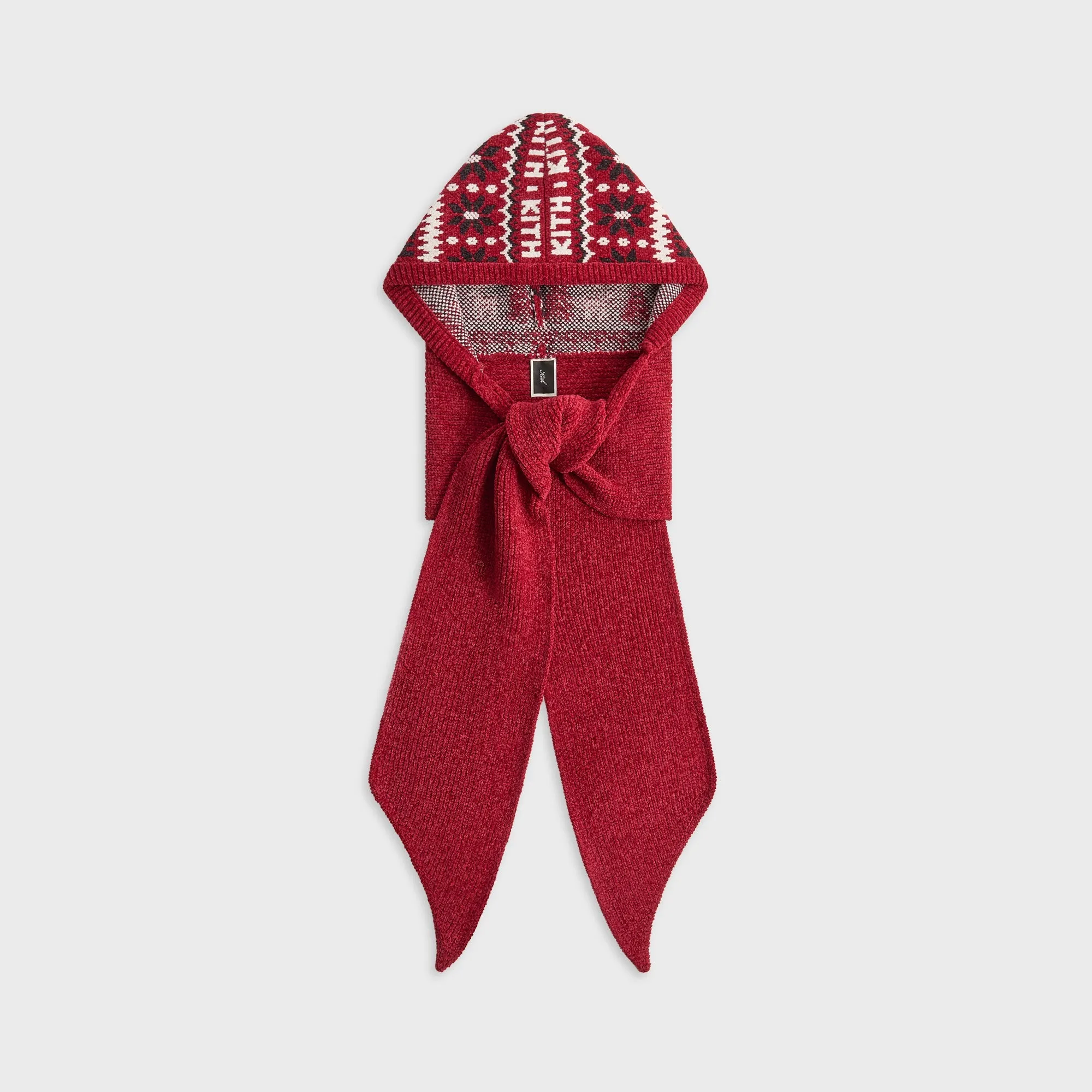 Kithmas Women Fair Isle Hooded Scarf - Allure sold by Kith