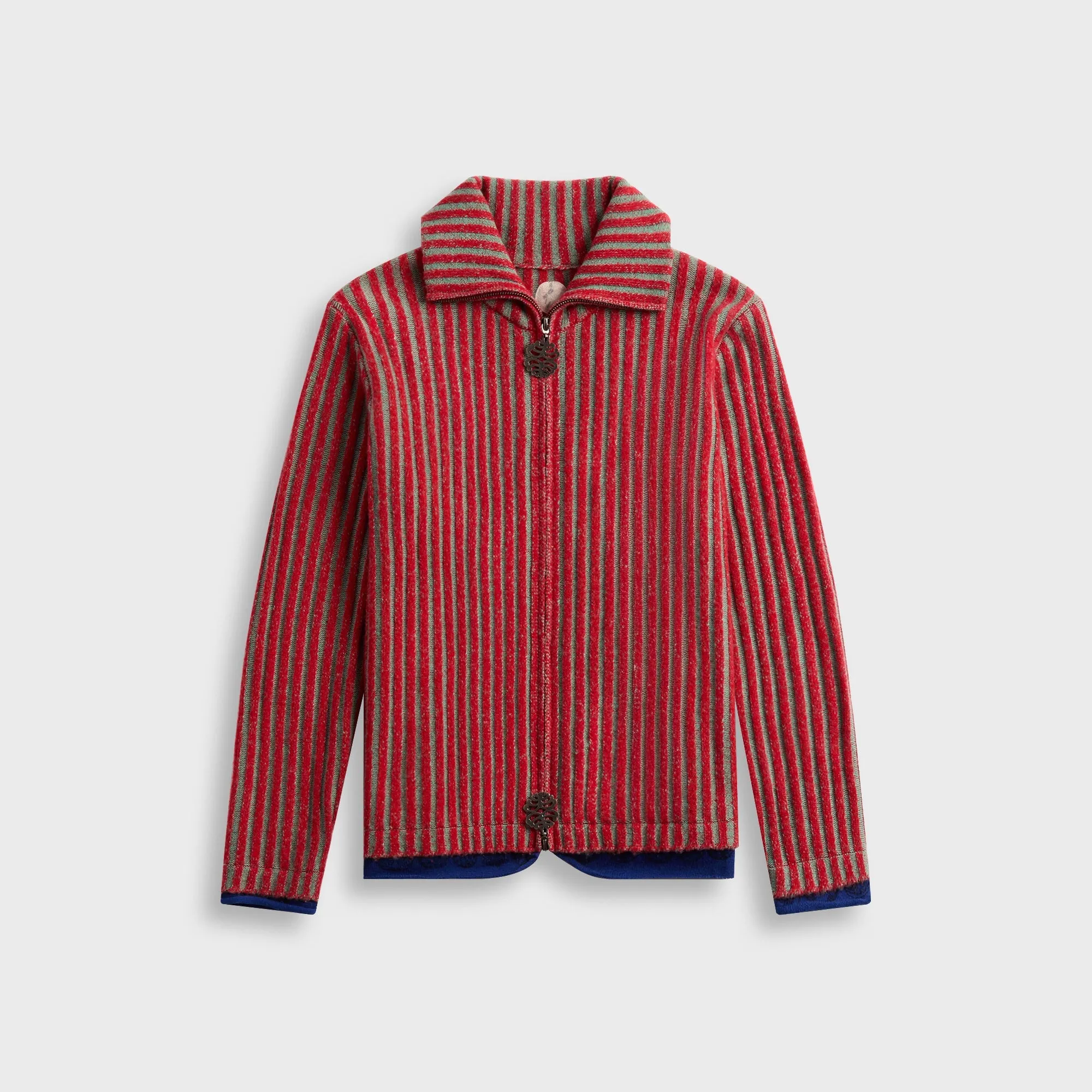 ADRIAN CASHMERE Full Zip - Cherry sold by Kith