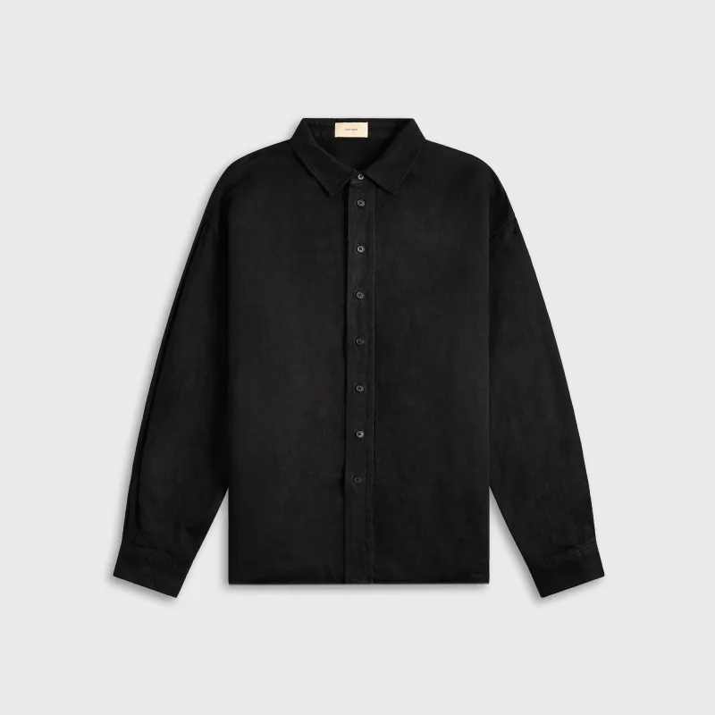 The Row Penn Shirt - Black sold by Kith