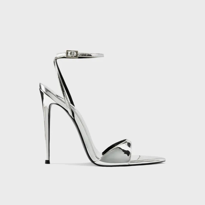 Femme LA GG Sandal - Mirrored Silver sold by Kith