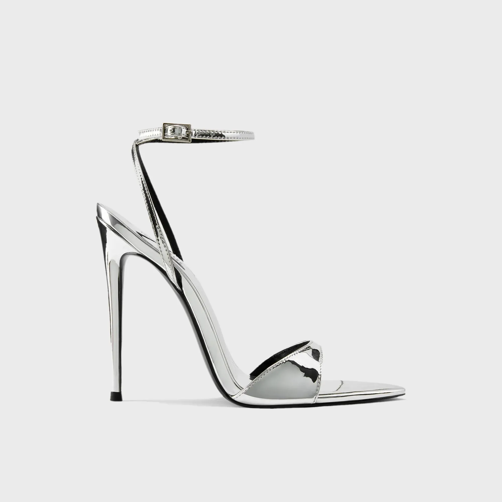 Femme LA GG Sandal - Mirrored Silver sold by Kith