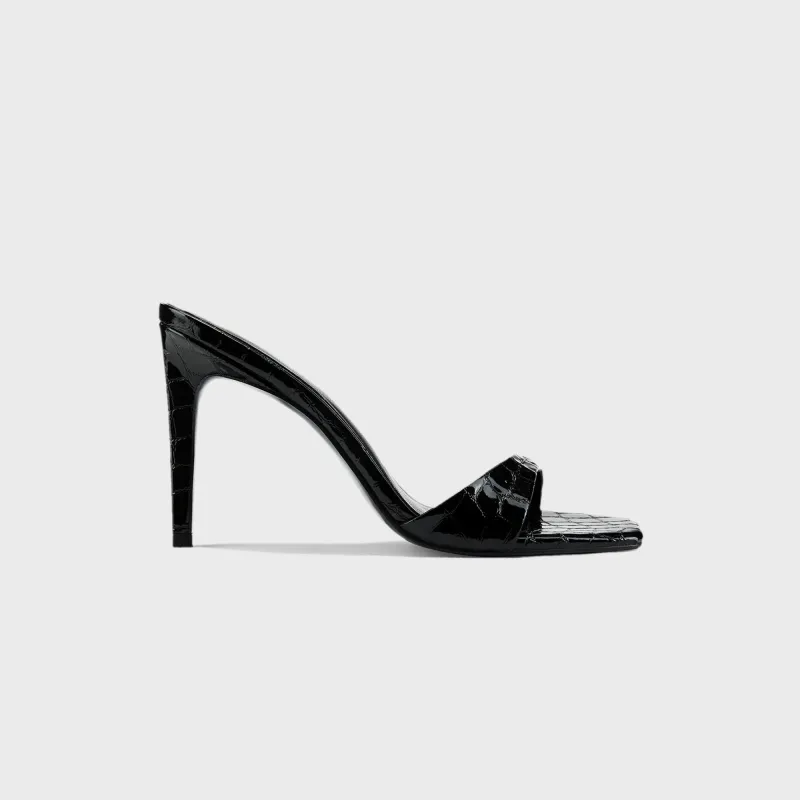 Femme LA Anine Slipper - Exotic Noir sold by Kith