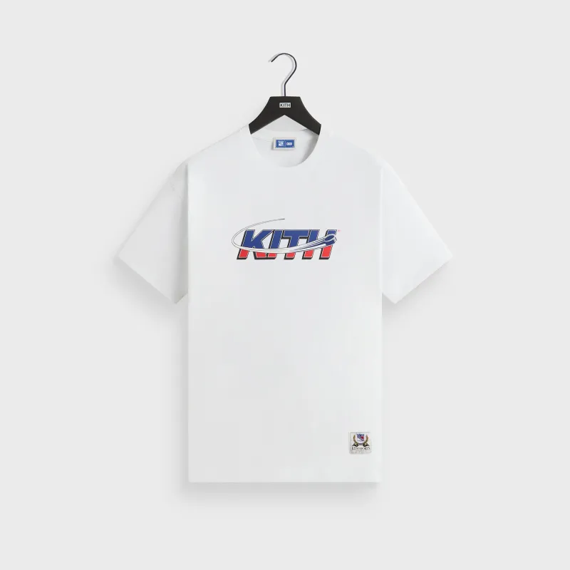 Kith for the New York Rangers Slap Shot Vintage Tee - White sold by Kith