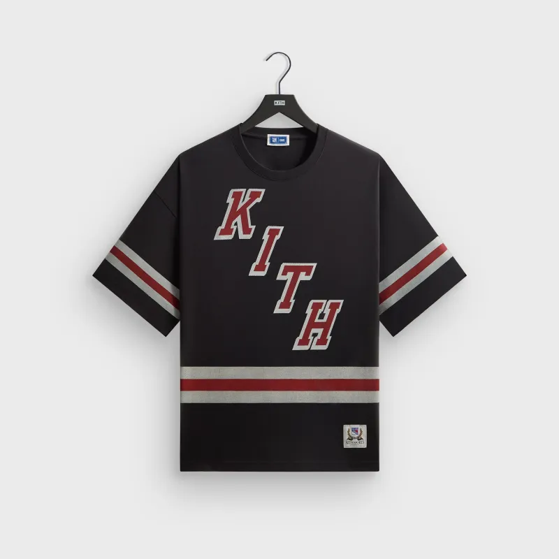 Kith for the New York Rangers Retro Centennial Bishop Tee - Black sold by Kith