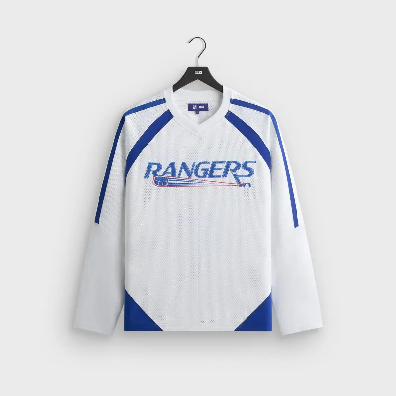 Kith for the New York Rangers Samuel Top - White sold by Kith
