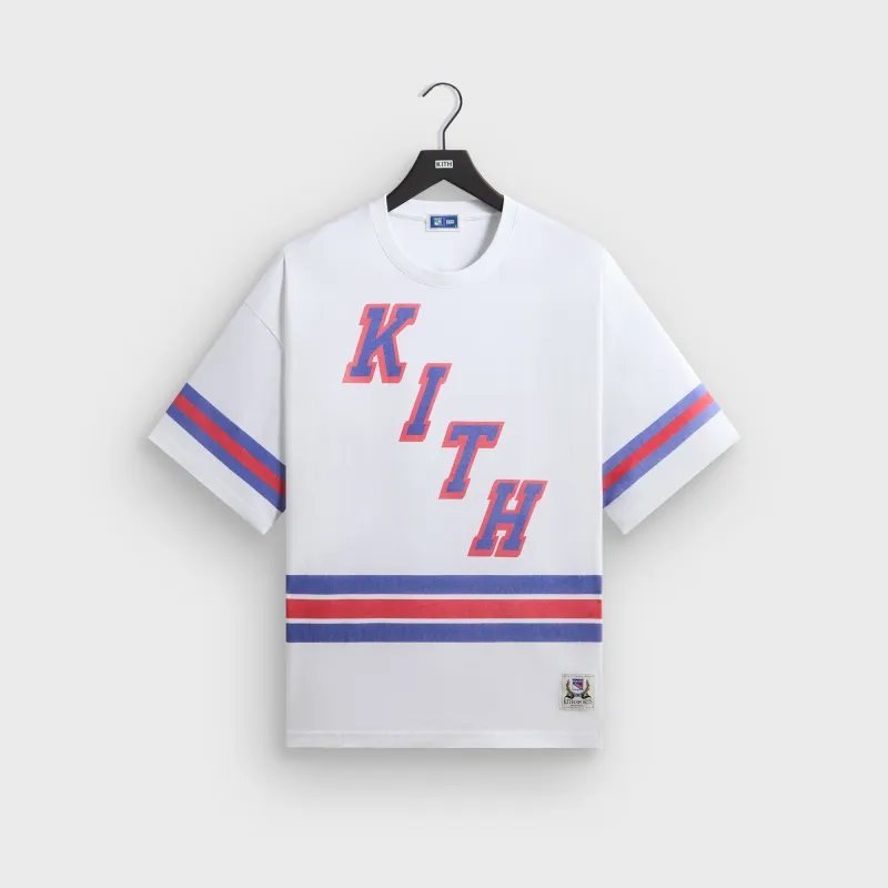 Kith for the New York Rangers Centennial Bishop Tee - White sold by Kith