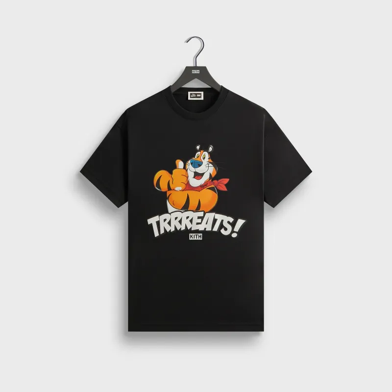 Kith Treats for Kellogg’s Frosted Flakes® Cereal & Tony the Tiger® Thumbs Up Tee - Black sold by Kith
