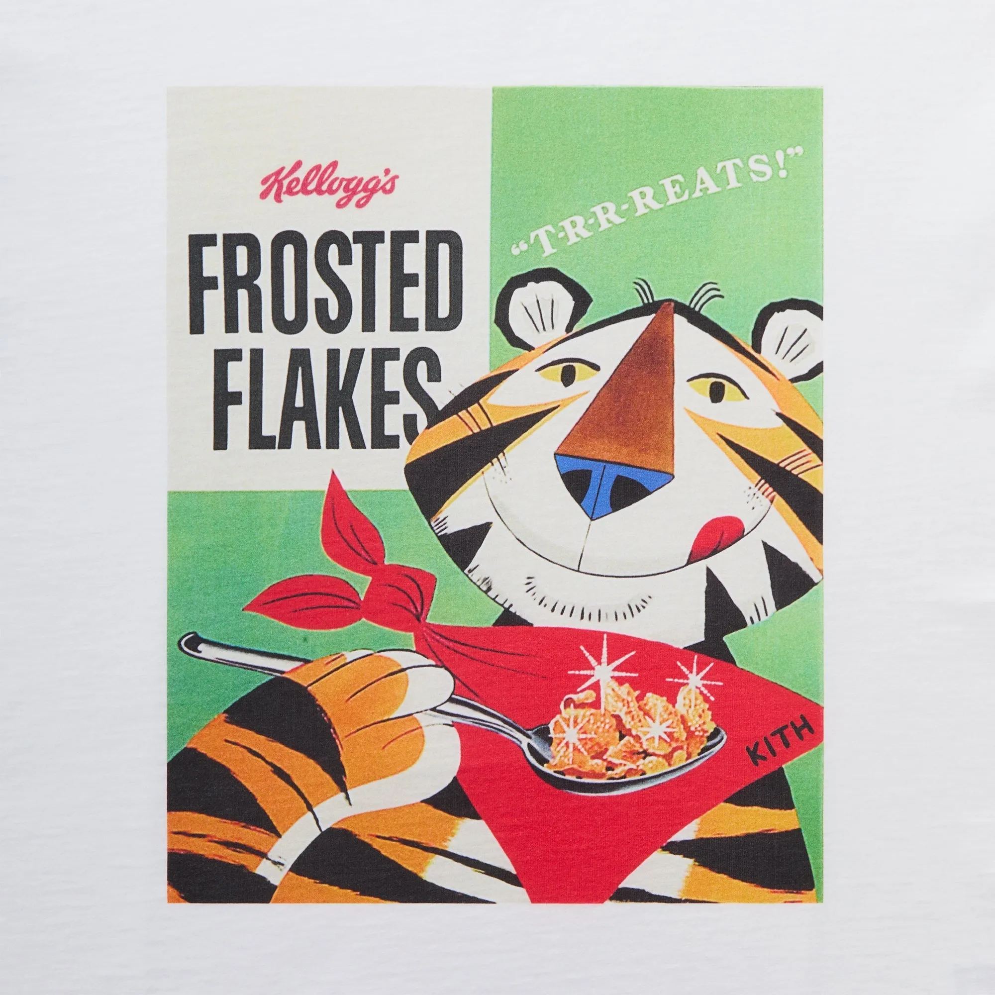 Kith Treats for Kellogg’s Frosted Flakes® Cereal & Tony the Tiger® Retro Vintage Tee - White sold by Kith product image thumbnail 3