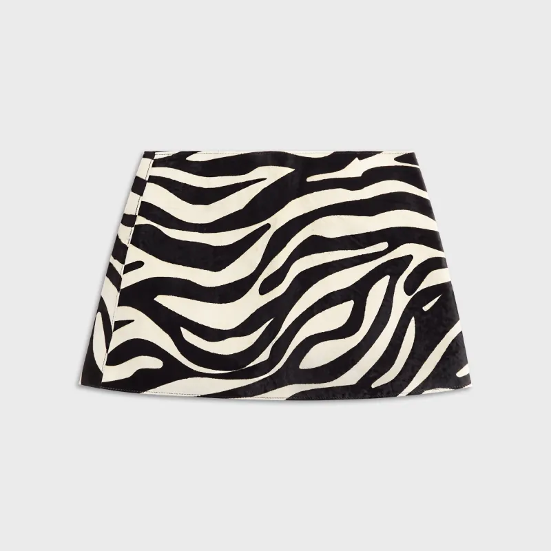 ZUT Tallier Skirt - Black / White Zebra made by Kith