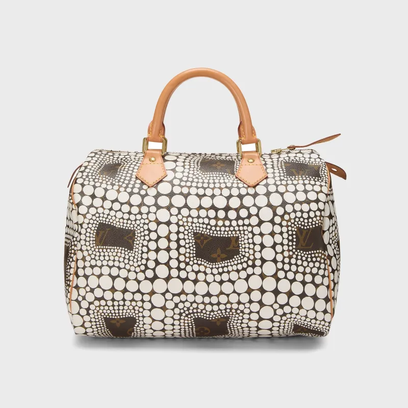 WGACA Louis Vuitton x Yayoi Kusama White Monogram Dots Infinity Speedy 30 - White sold by Kith