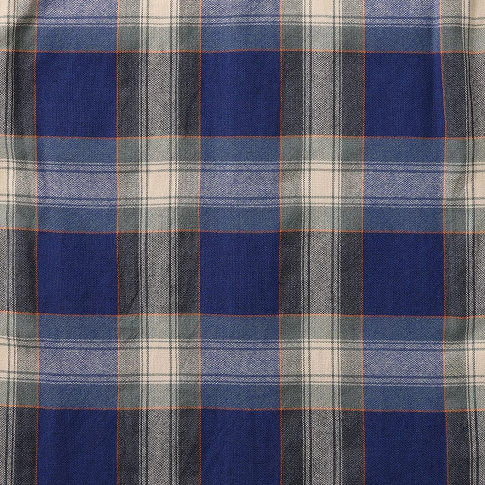 Visvim Lumber Check Long Sleeve Shirt - Blue sold by Kith product image thumbnail 3