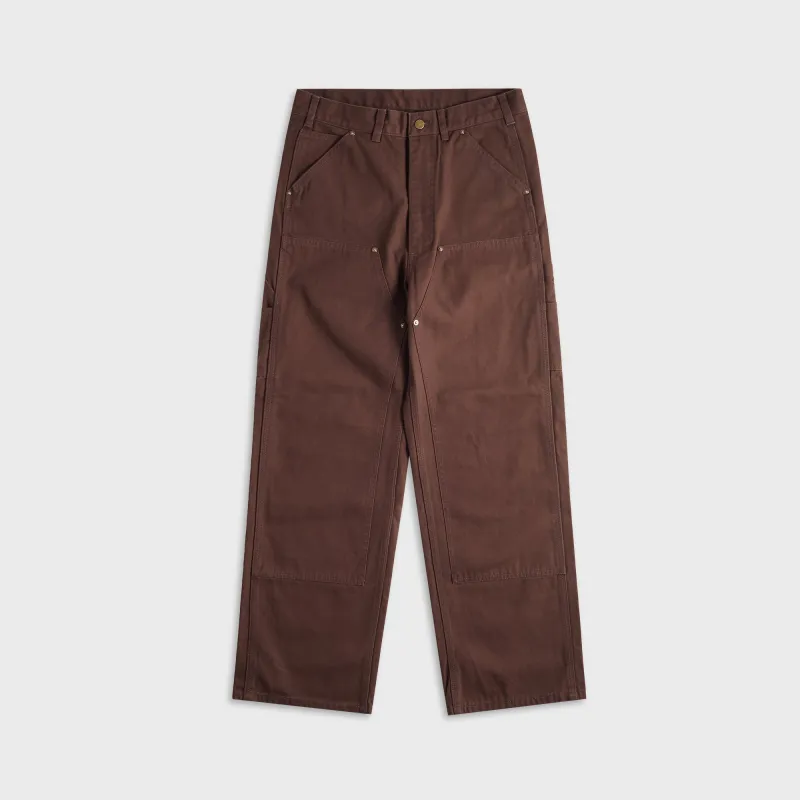 South2 West8 Double Knee 11.5oz Cotton Canvas Painter Pant - Brown sold by Kith