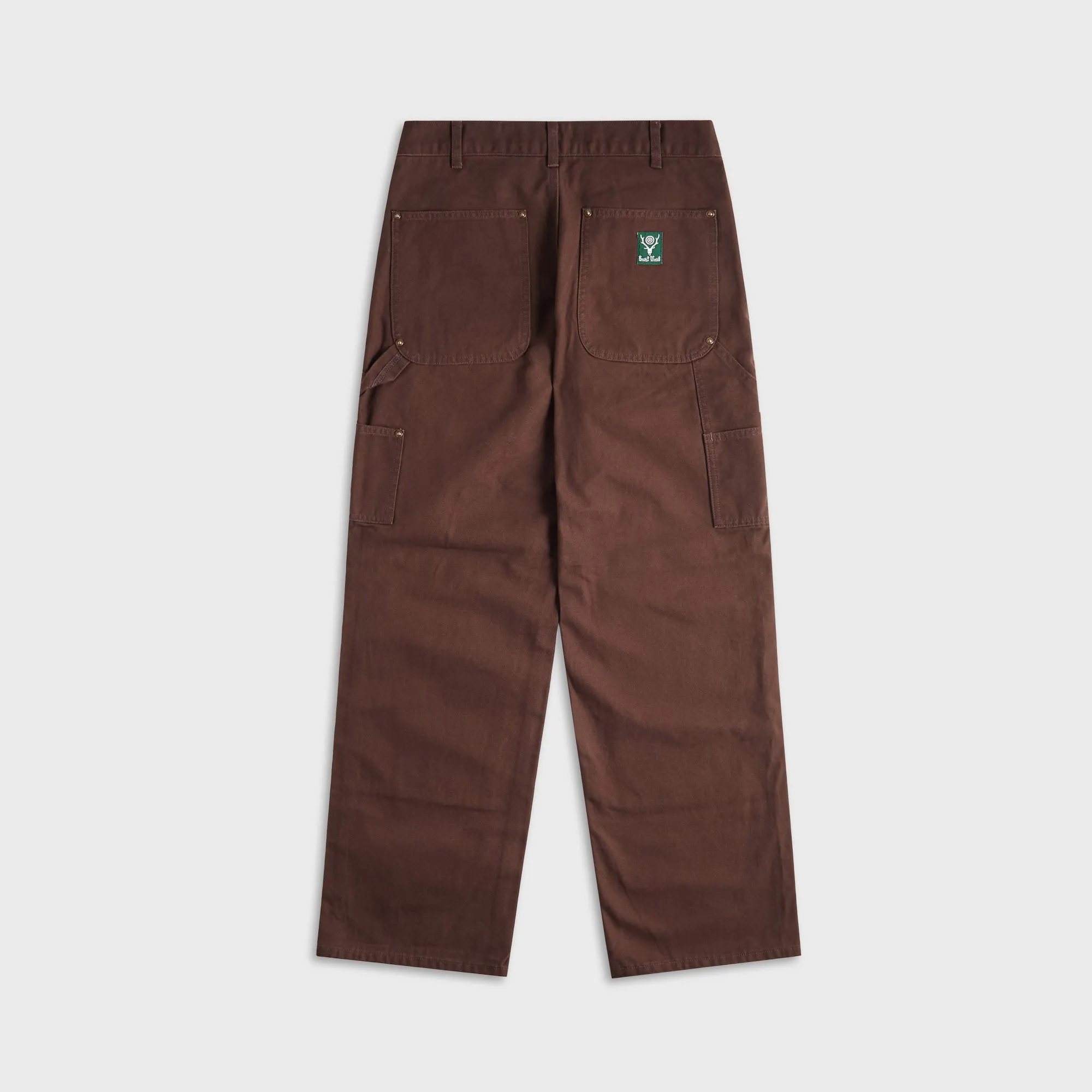 South2 West8 Double Knee 11.5oz Cotton Canvas Painter Pant - Brown sold by Kith product image thumbnail 2
