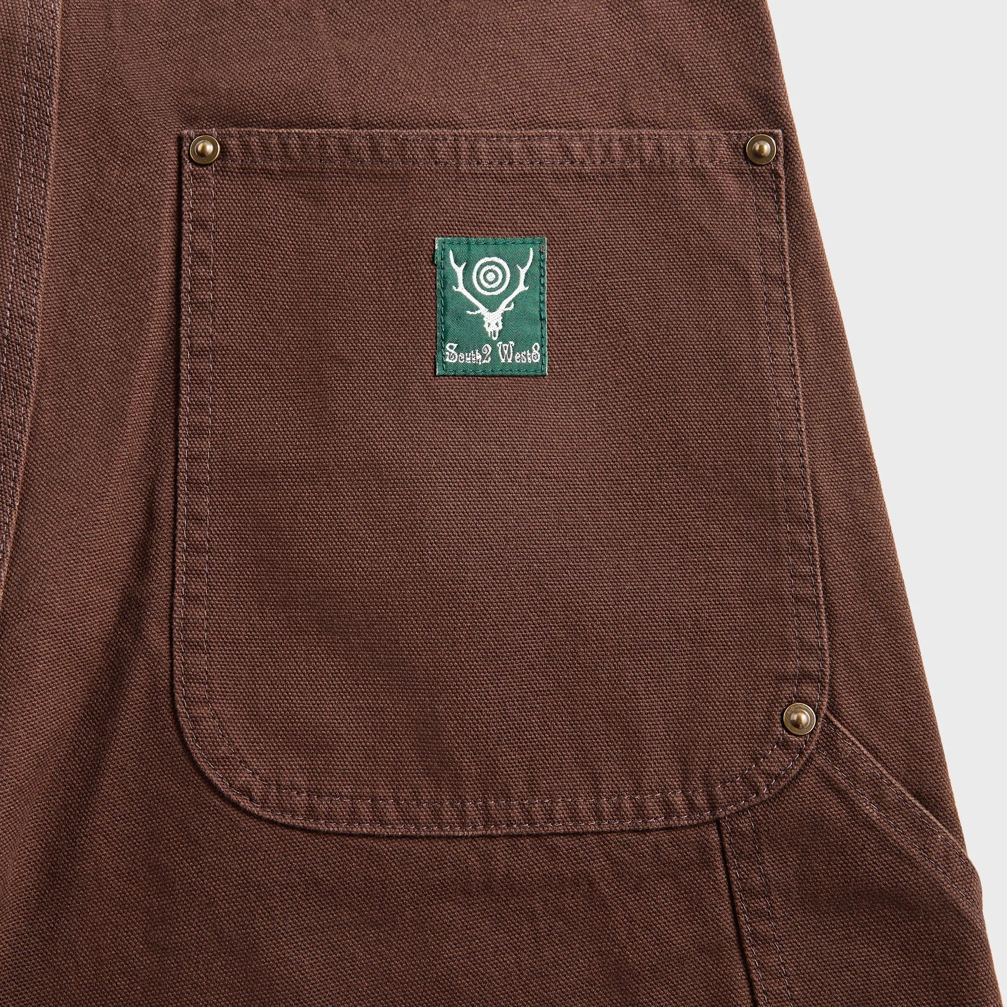 South2 West8 Double Knee 11.5oz Cotton Canvas Painter Pant - Brown sold by Kith product image thumbnail 3