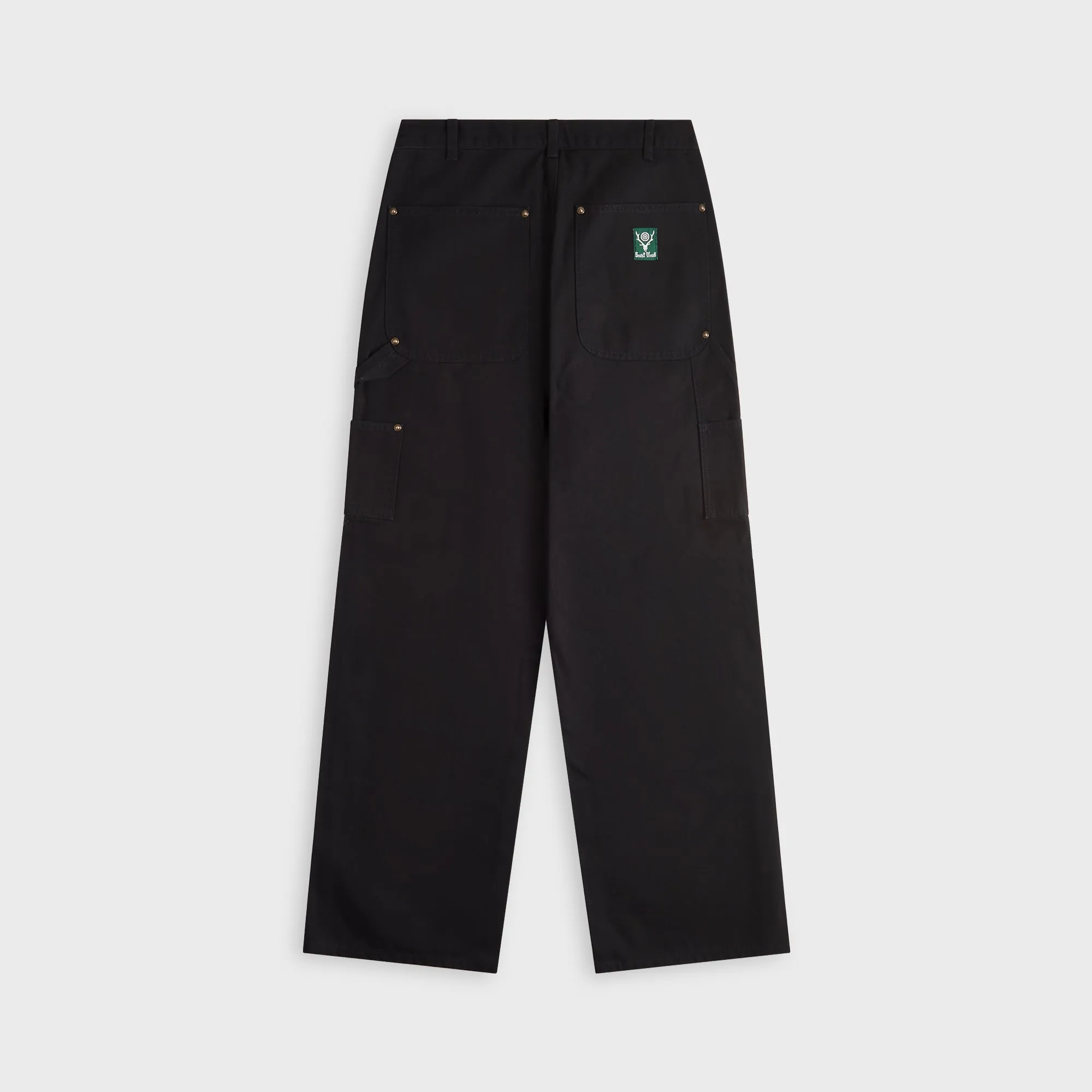 South2 West8 Double Knee 11.5oz Cotton Canvas Painter Pant - Black sold by Kith product image thumbnail 2