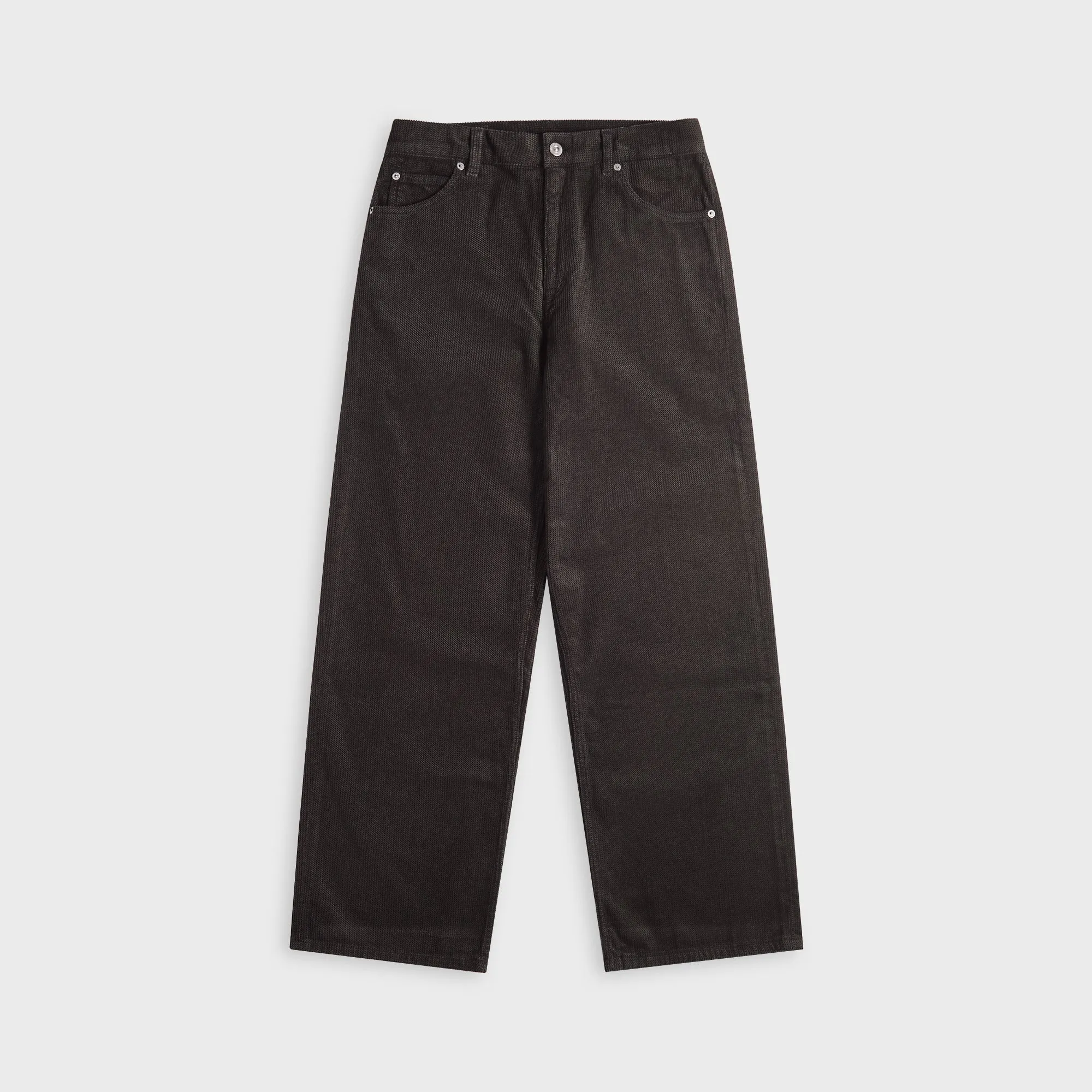 Our Legacy Vast Cut Denim - Dark Brown Twill Cord sold by Kith