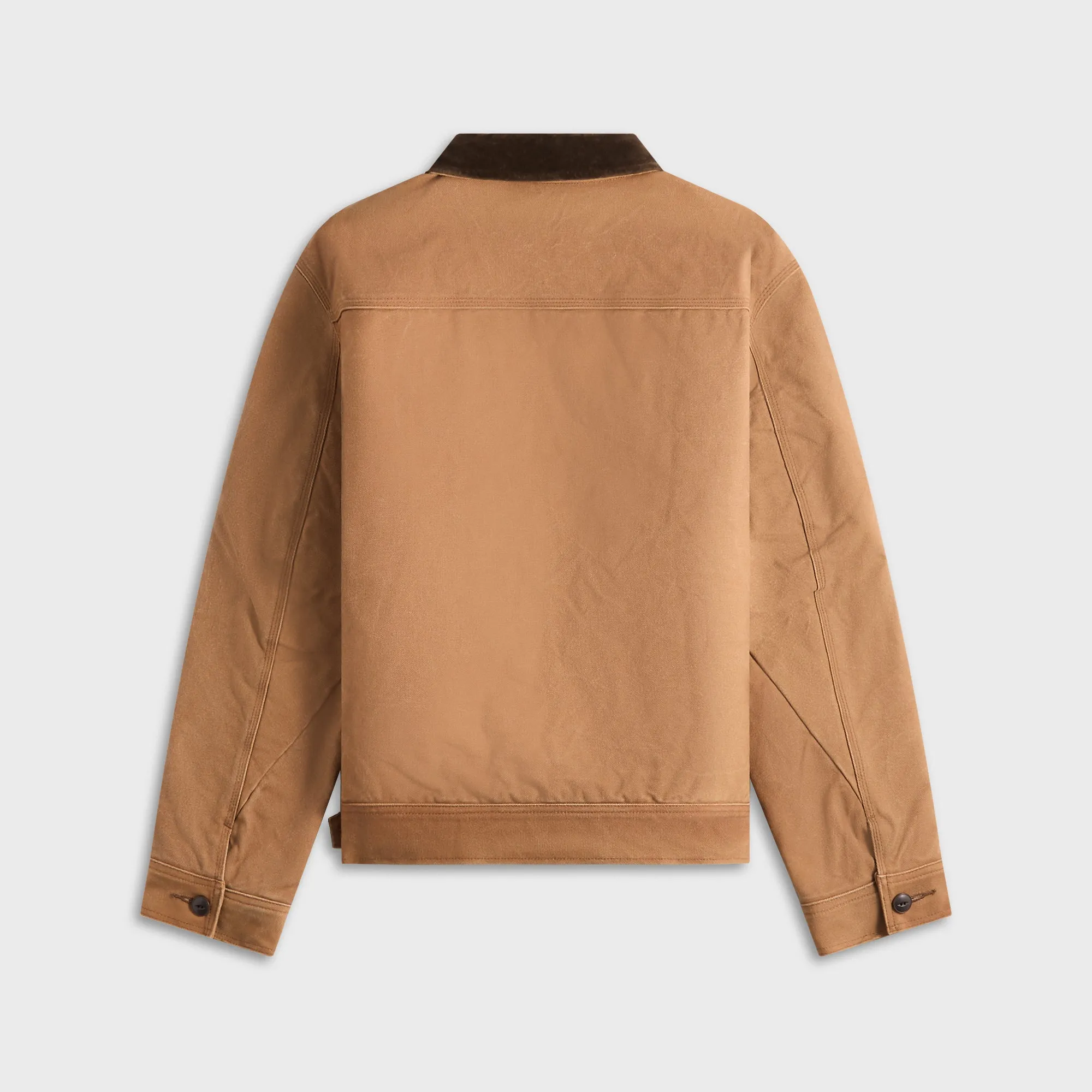 Needles Zipped Work Jacket - Duck Canvas / Kakishibu Paint / Dark Brown sold by Kith product image thumbnail 2