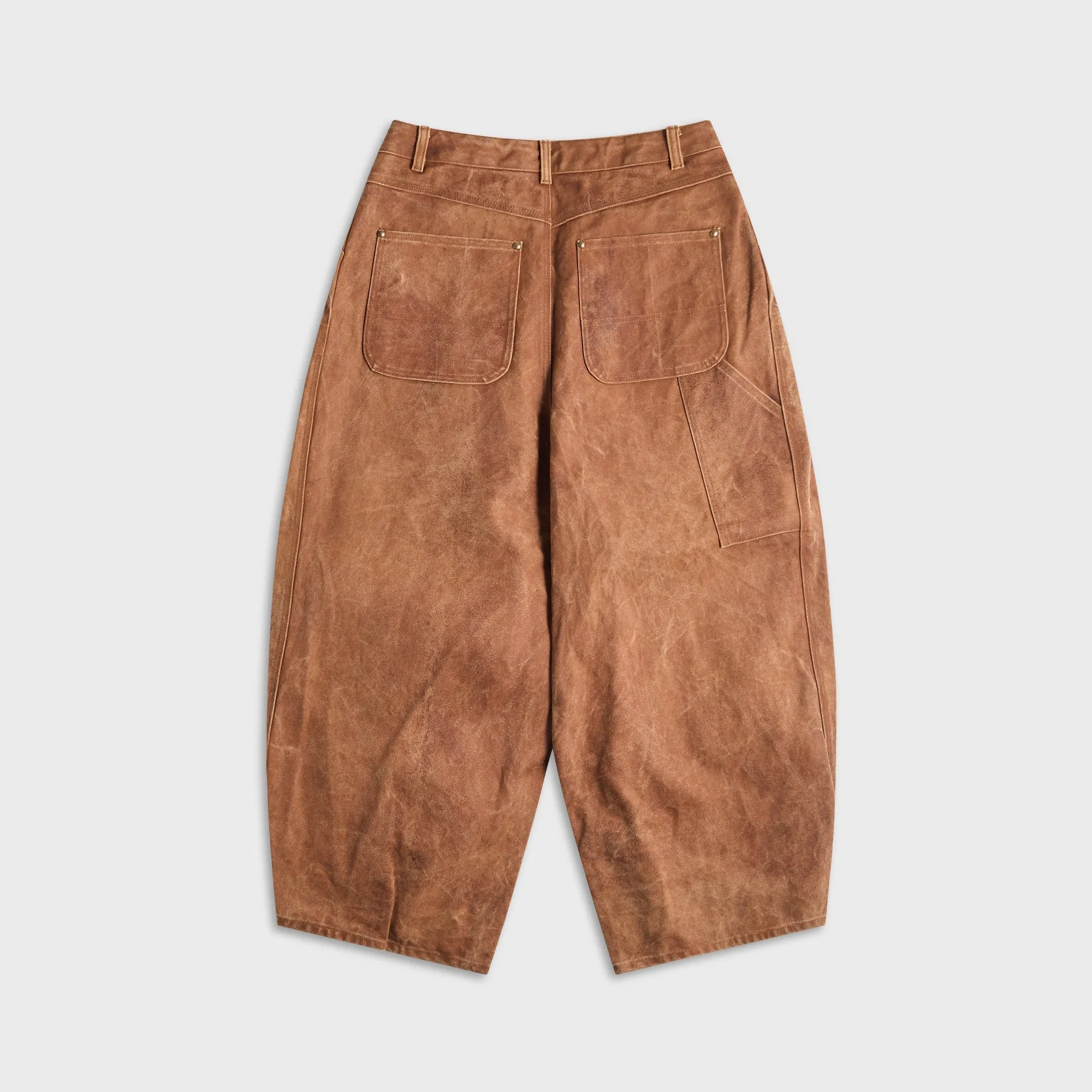 Needles H.D. Apron Painter Pant - Kakishibu Paint / Duck Canvas / Dark Brown sold by Kith product image thumbnail 2
