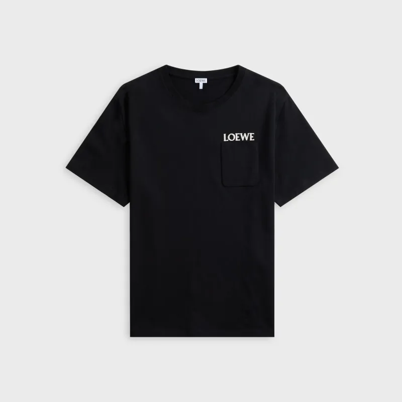 Loewe Relaxed Fit Tee - Black made by Loewe