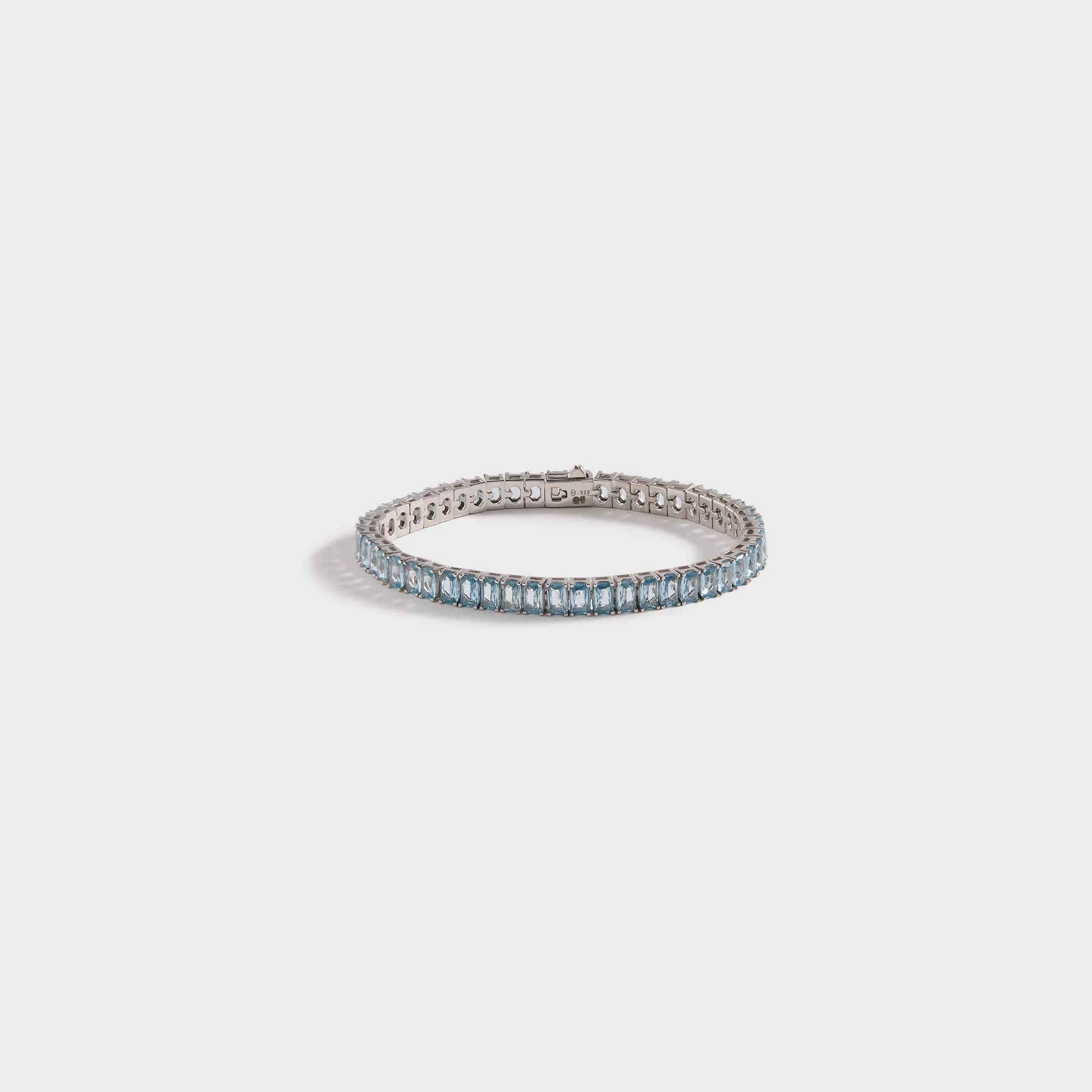 Hatton Labs Rectangular Tennis Bracelet - Topaz sold by Kith