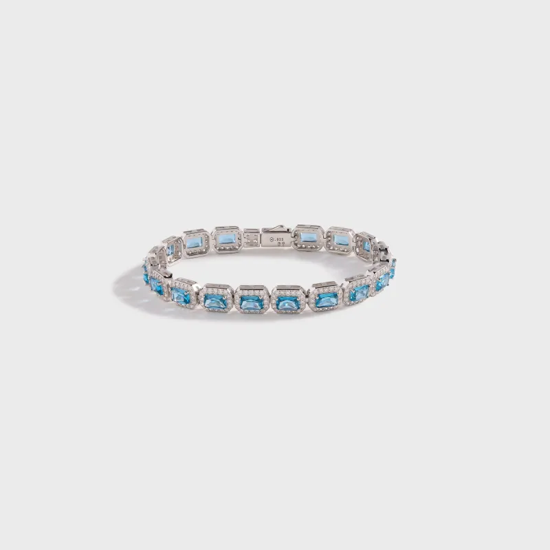 Hatton Labs Crown Tennis Bracelet - Sterling Silver sold by Kith