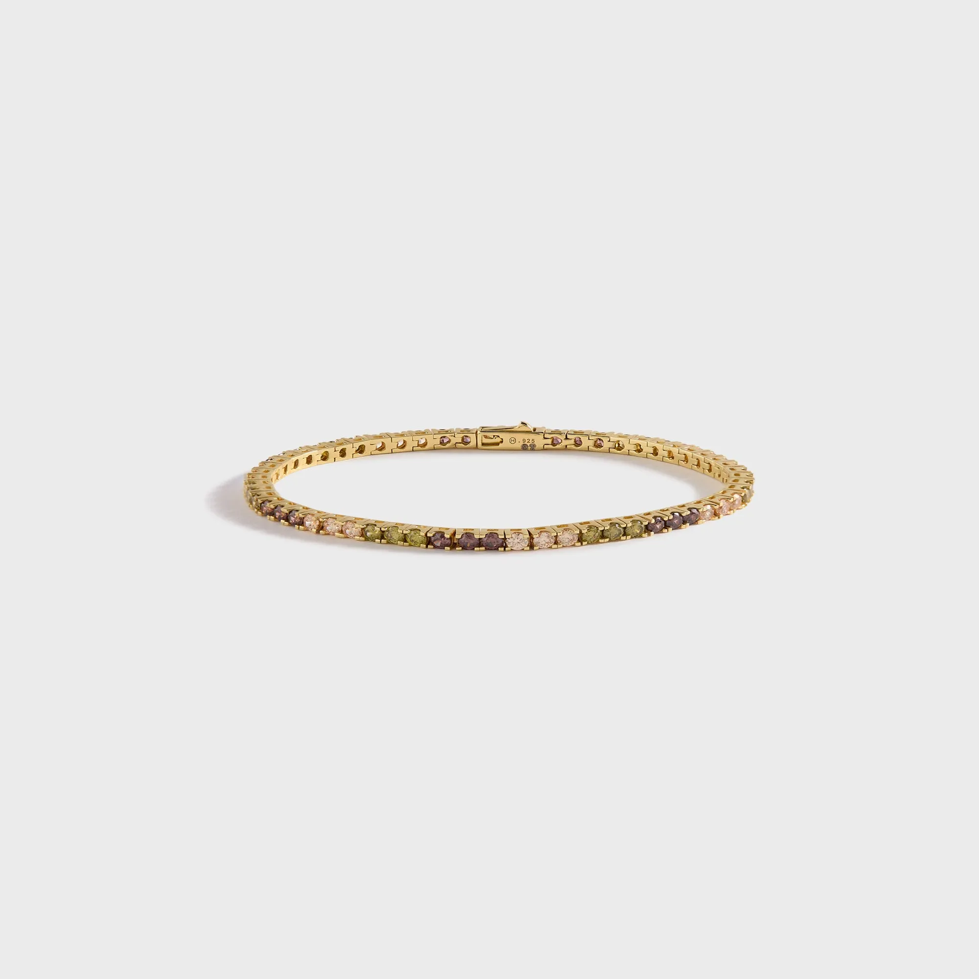 Hatton Labs Classic Tennis Bracelet - Sterling Silver / Mixed sold by Kith