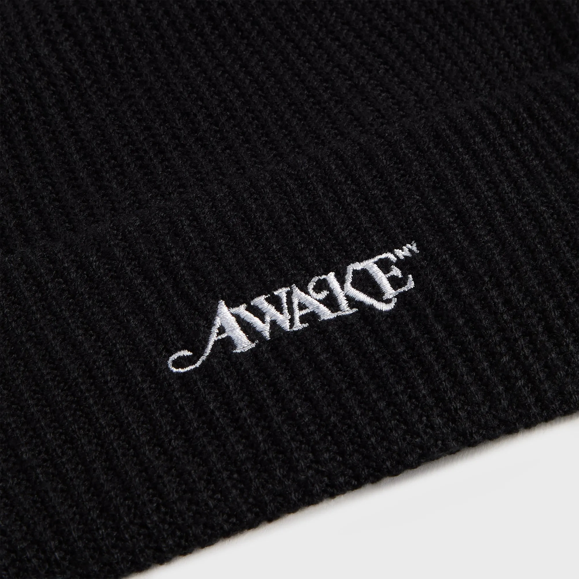 Awake NY Loose Gauge Knit Beanie - Black sold by Kith product image thumbnail 3