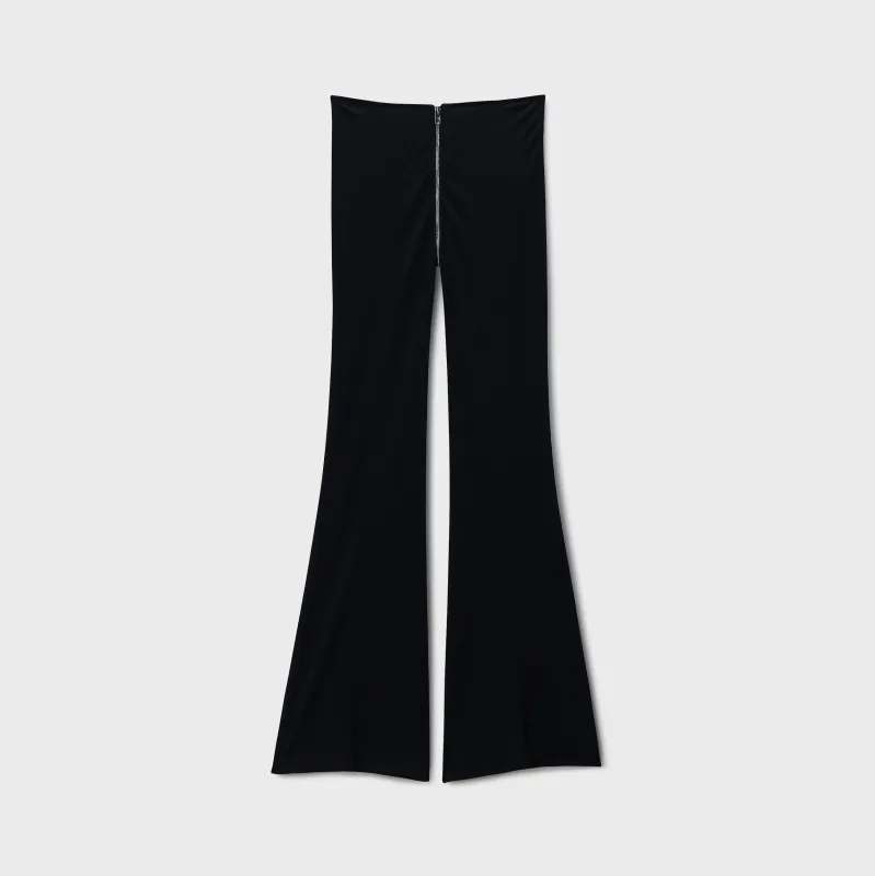 Alexander Wang Mid-Rise Pant with Zipper at Rise - Black sold by Kith