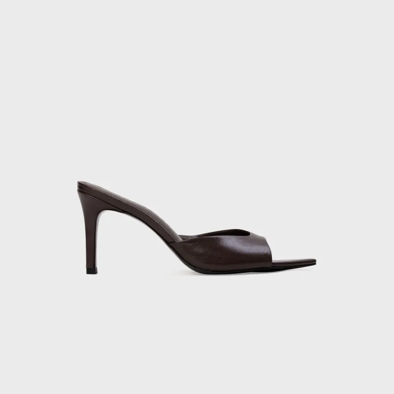 Black Suede Studio Brea 80 - Black Coffee Leather sold by Kith