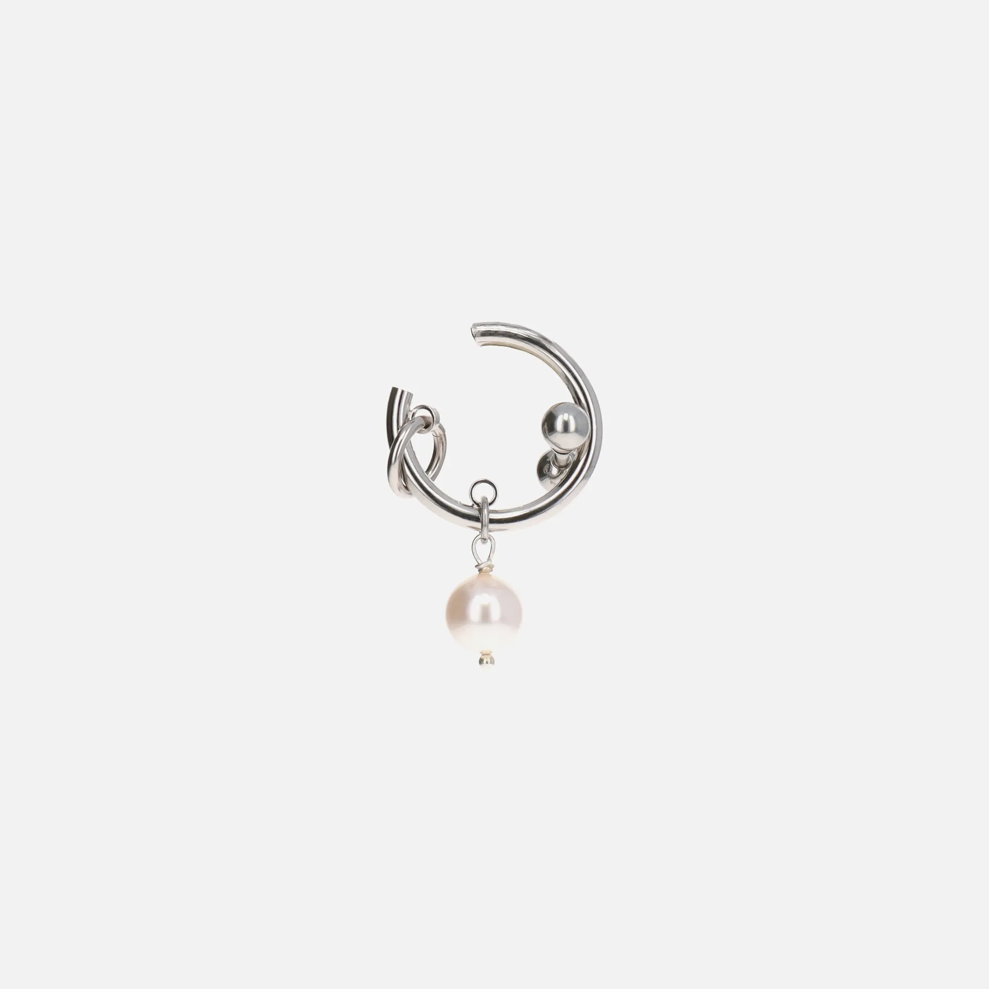 Justine Clenquet Betsy Earcuff - Palladium sold by Kith
